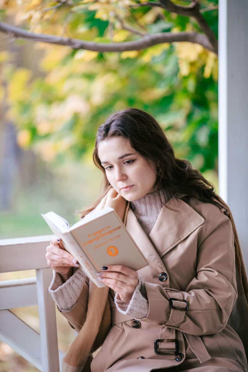 Adult literacy learner reading with confidence